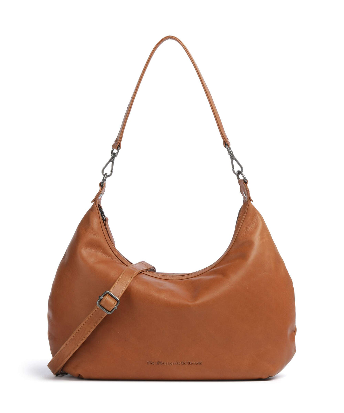 The Chesterfield Brand Wax Pull Up Cow Fierra Hobo bag cognac