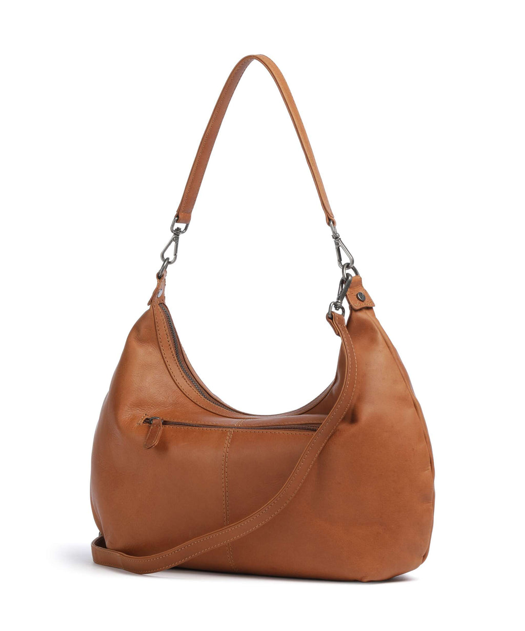 The Chesterfield Brand Wax Pull Up Cow Fierra Hobo bag cognac
