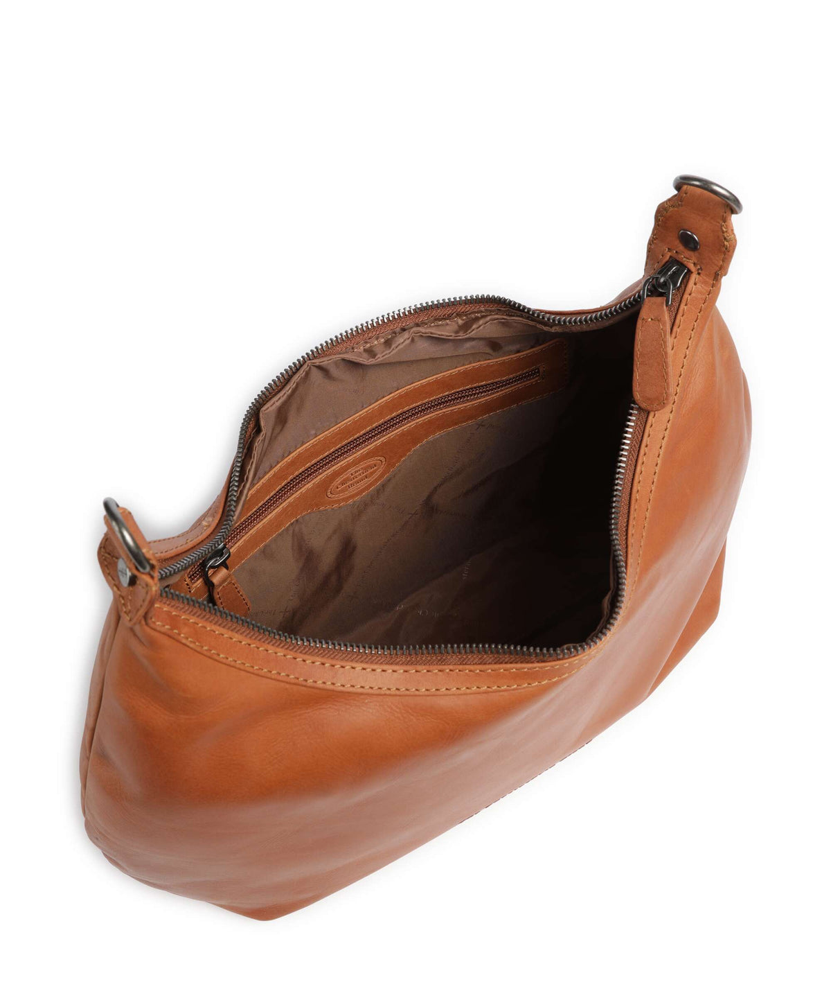 The Chesterfield Brand Wax Pull Up Cow Fierra Hobo bag cognac