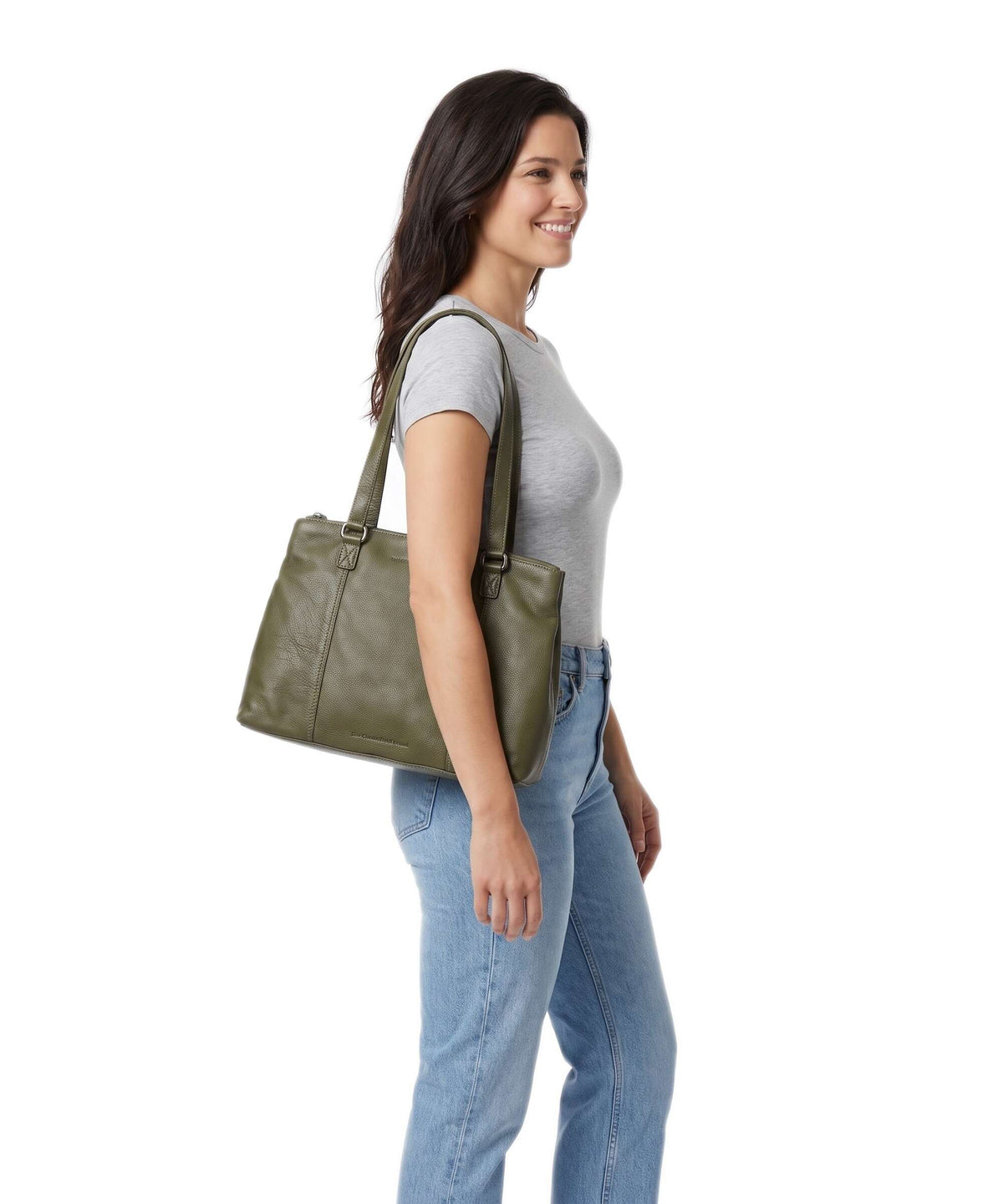 The Chesterfield Brand Serene Marvos Tote bag olive green