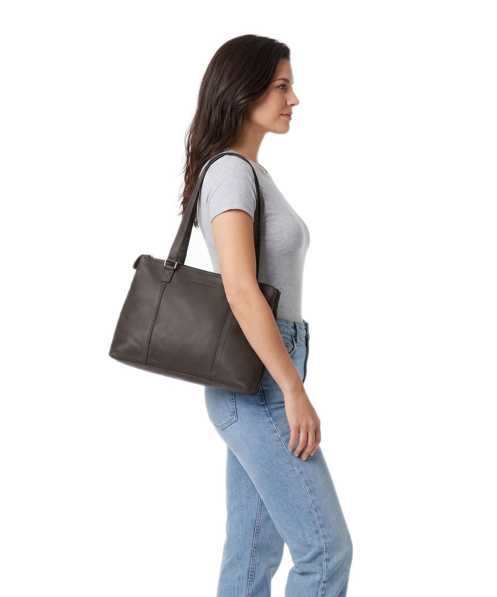 The Chesterfield Brand Serene Marvos Shoulder bag clay grey