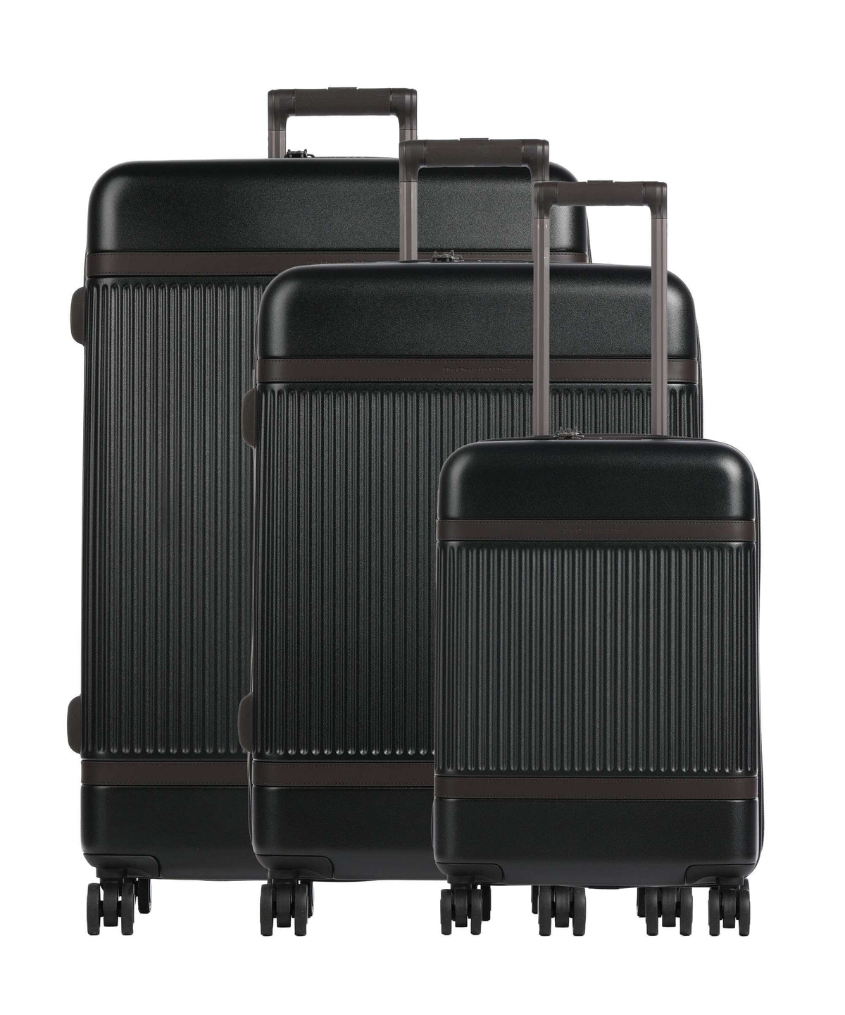 The Chesterfield Brand Zuna Suitcase set (4 wheels) onyx black