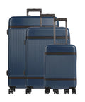 The Chesterfield Brand Zuna Suitcase set (4 wheels) nordic navy