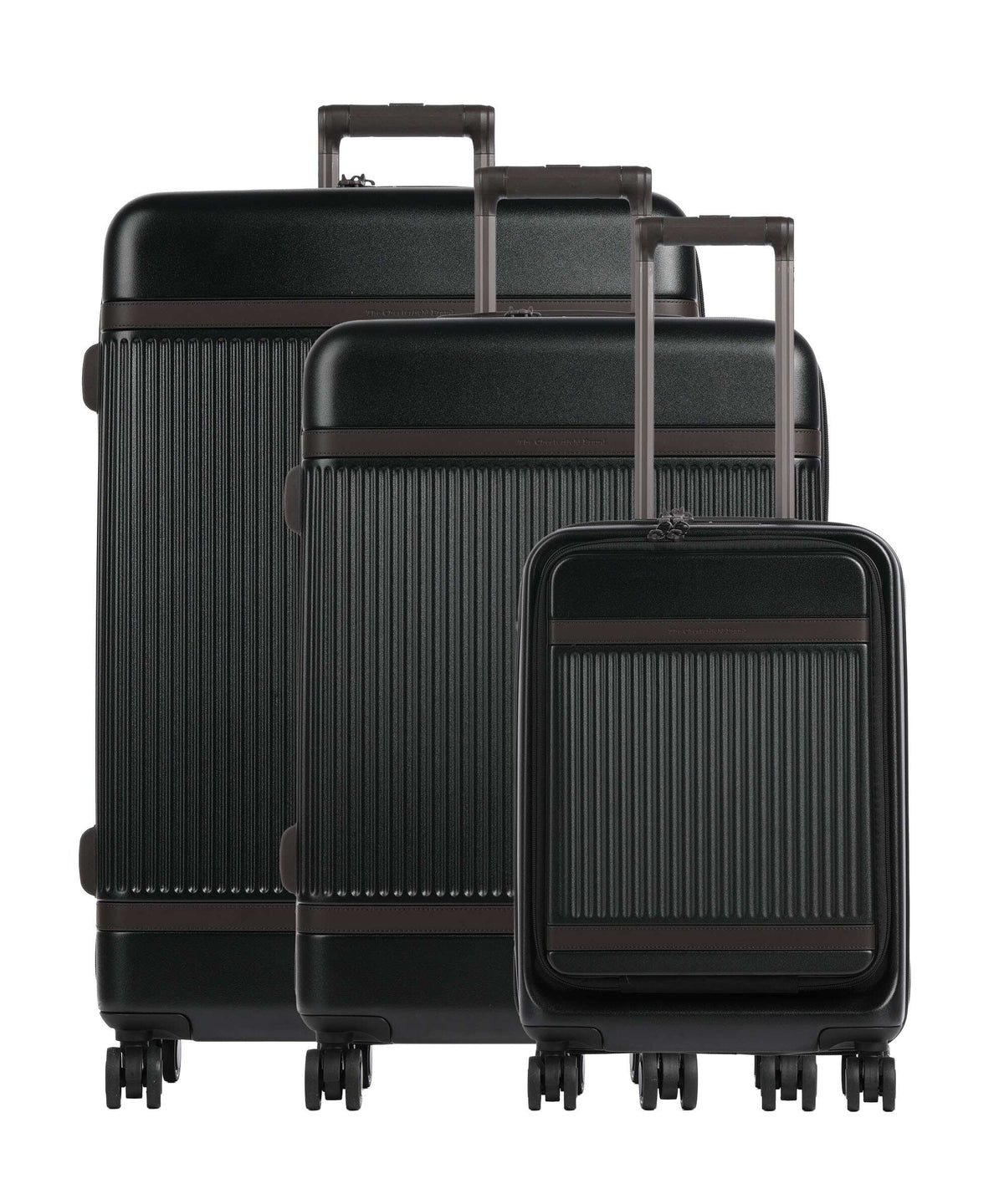 The Chesterfield Brand Zuna Suitcase set (4 wheels) onyx black