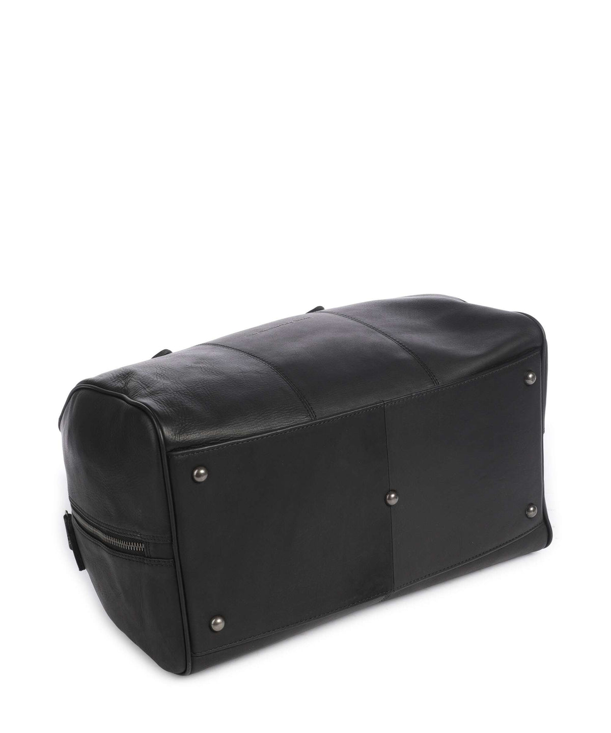 The Chesterfield Brand Wax Pull Up Cow Liam II Weekend bag black