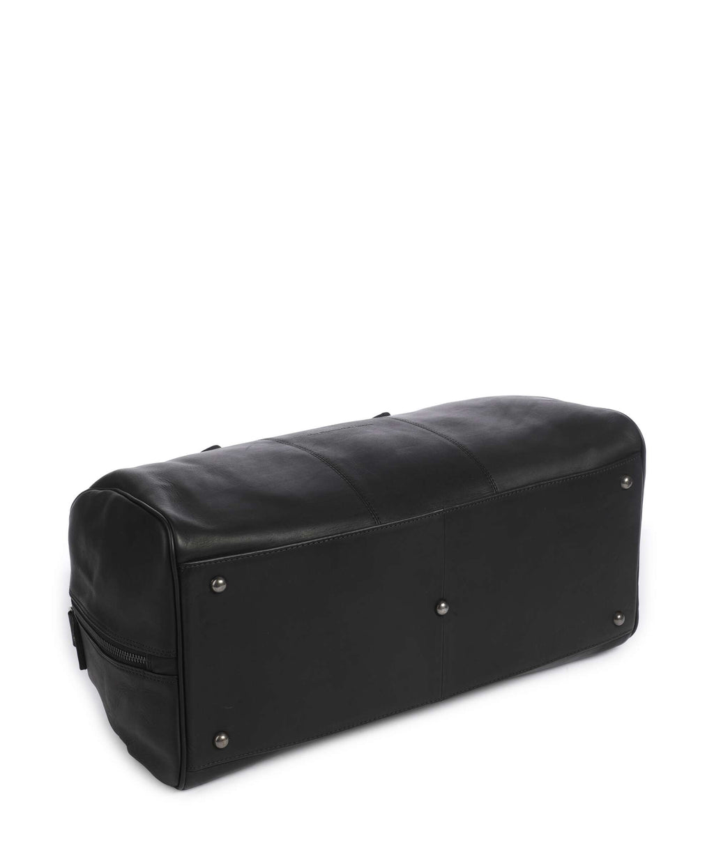 The Chesterfield Brand Wax Pull Up Cow William II Weekend bag black