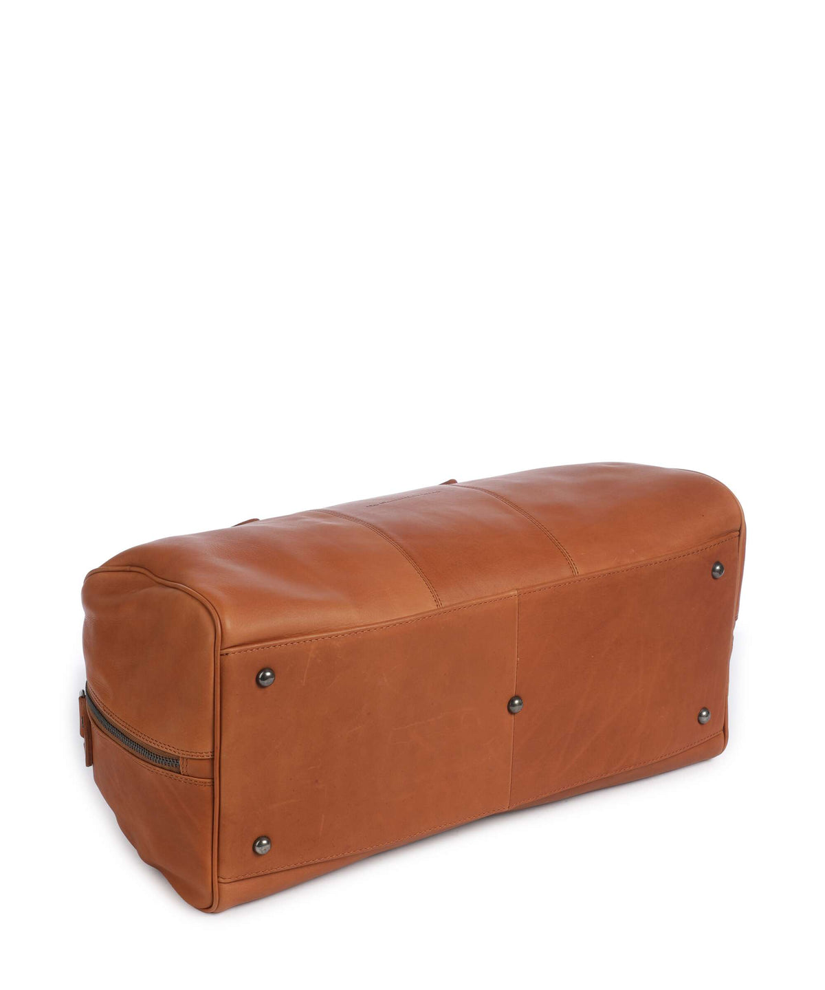 The Chesterfield Brand Wax Pull Up Cow William II Weekend bag cognac