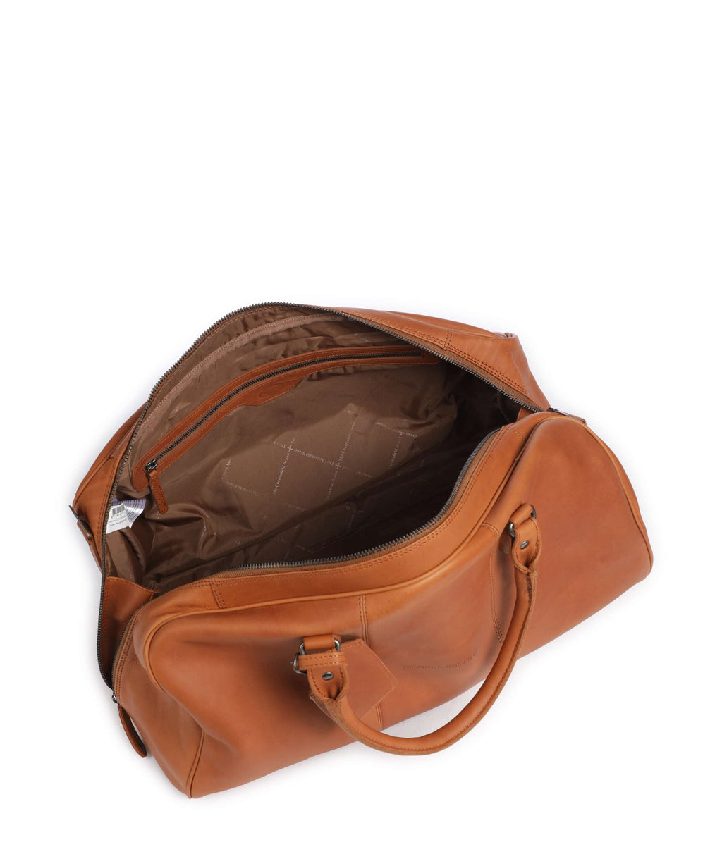 The Chesterfield Brand Wax Pull Up Cow William II Weekend bag cognac