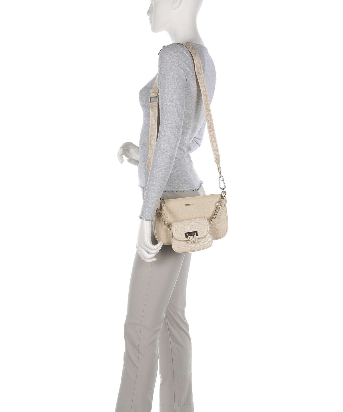 Steve Madden BURGE Shoulder bag bone