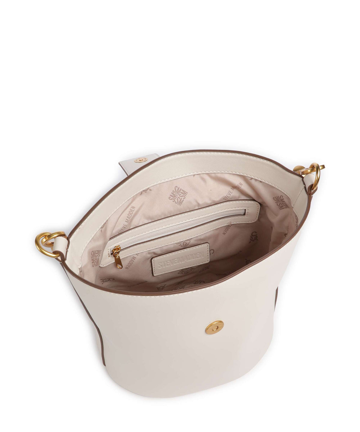 Steve Madden BARRIE Bucket bag bone/gold