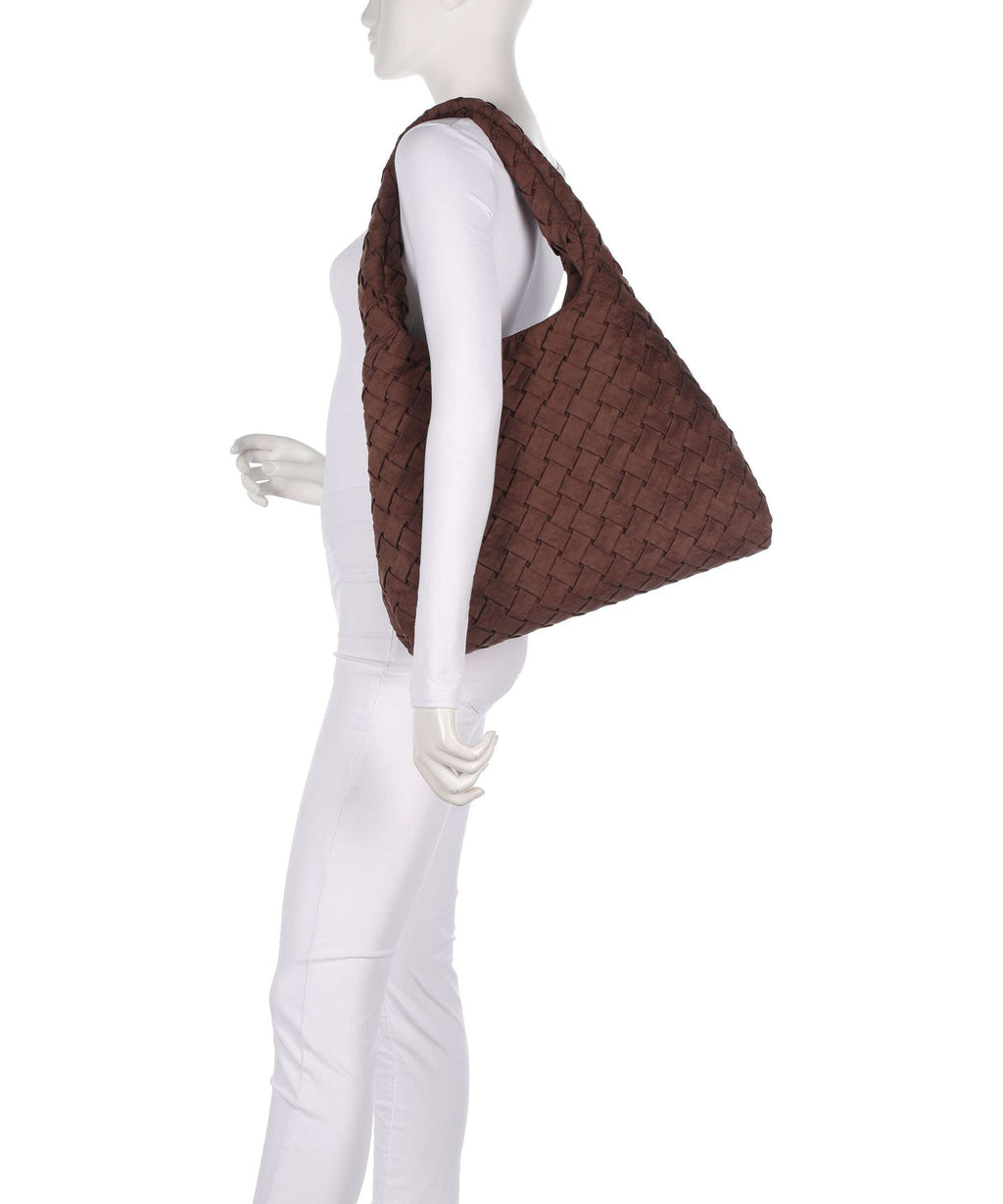 Steve Madden BRHIANON Hobo bag chocolate/gold