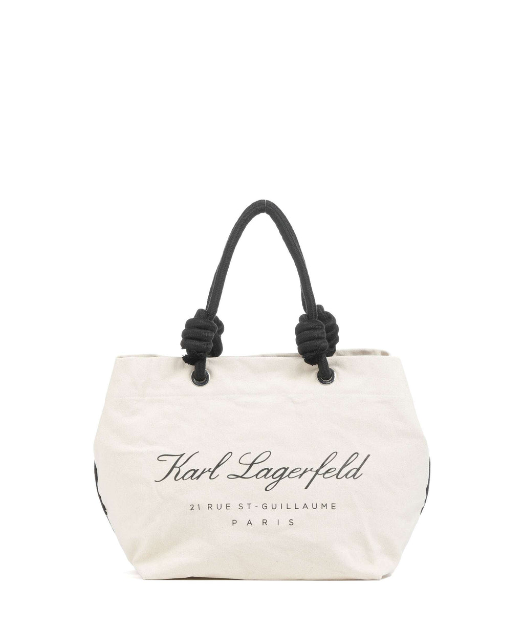Karl Lagerfeld Hotel Karl Tote bag natural