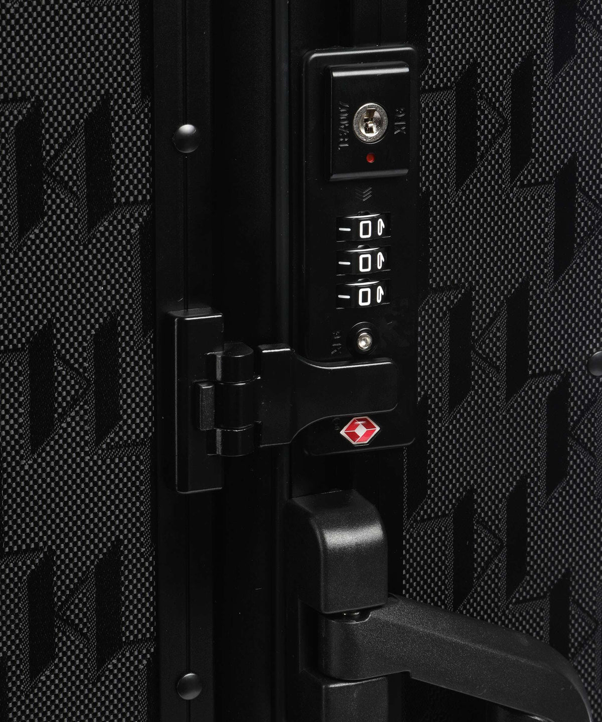 Karl Lagerfeld K/Essential Mono Spinner (4 wheels) monogram/black