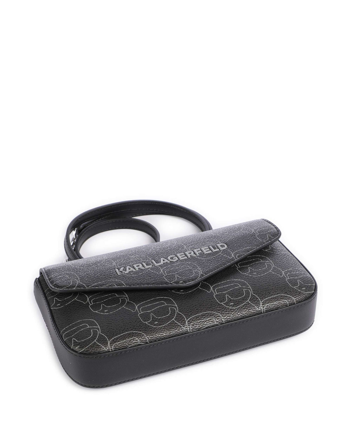 Karl Lagerfeld Ikon Mono Crossbody bag black