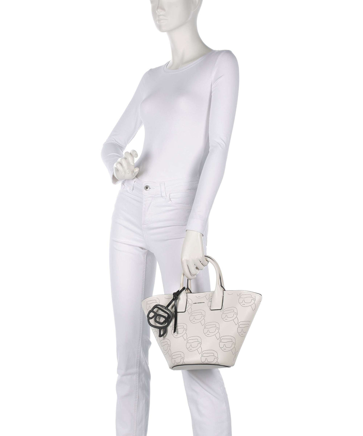 Karl Lagerfeld K/Ikonik Handbag offwhite