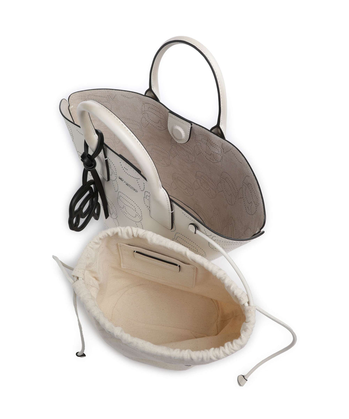 Karl Lagerfeld K/Ikonik Handbag offwhite
