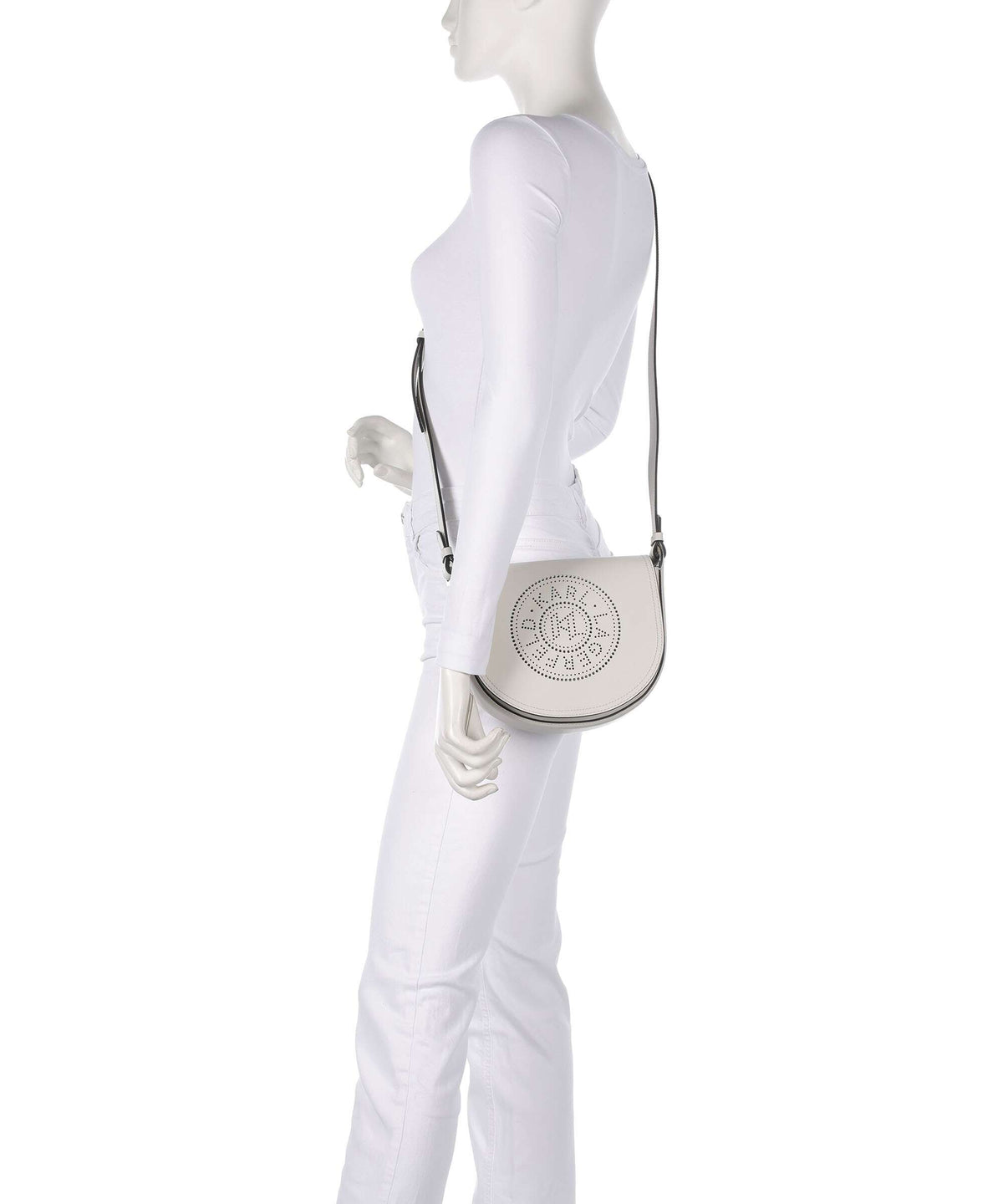 Karl Lagerfeld K/Circle Crossbody bag cement