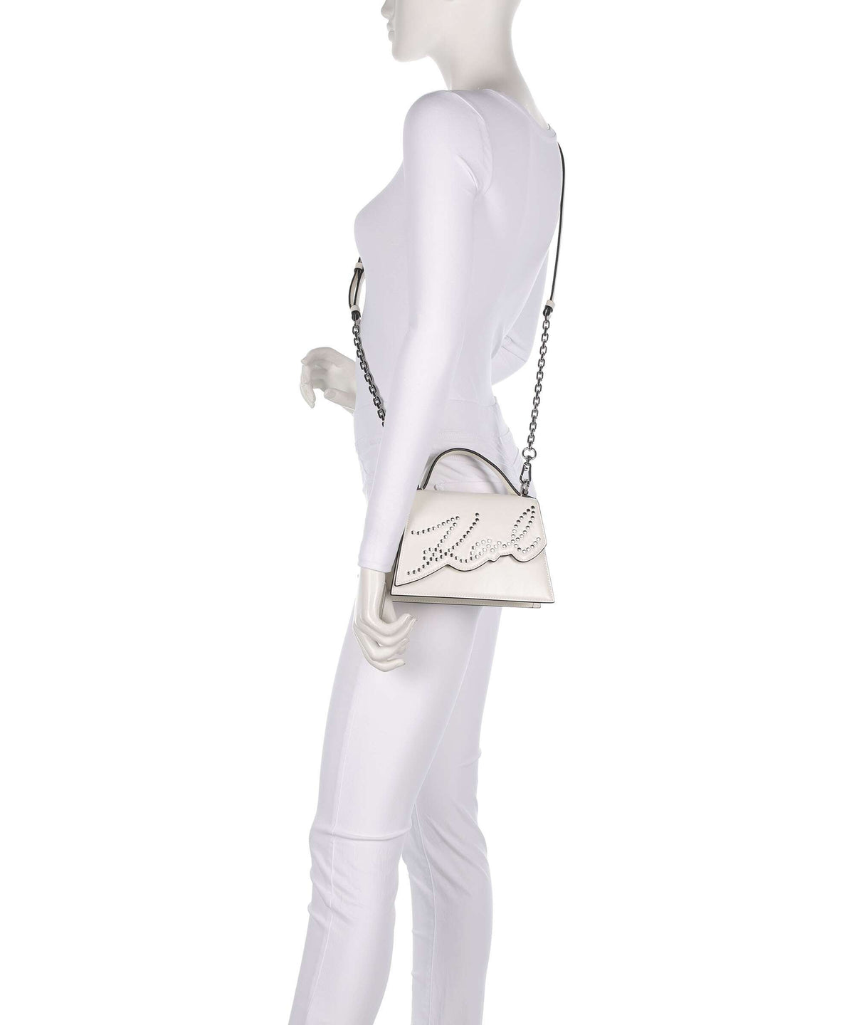 Karl Lagerfeld K/Signature 2.0 Small Handbag offwhite
