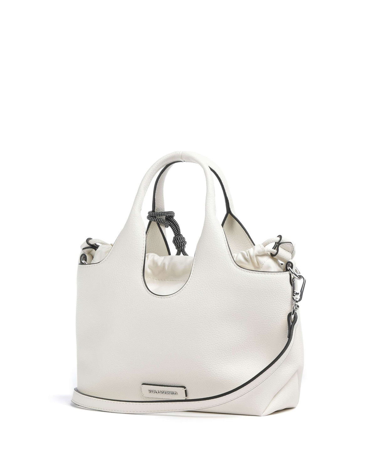 Karl Lagerfeld K/Ikon Small Handbag offwhite