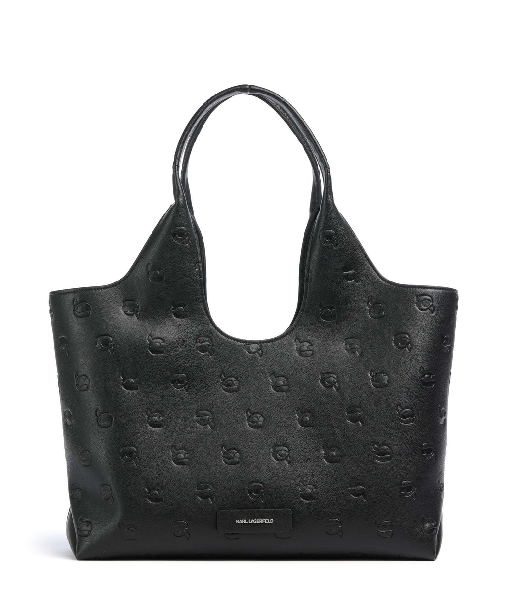 Karl Lagerfeld K/Ikon Monogram Medium Tote bag tonal black