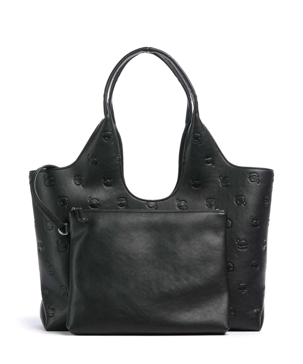 Karl Lagerfeld K/Ikon Monogram Medium Tote bag tonal black