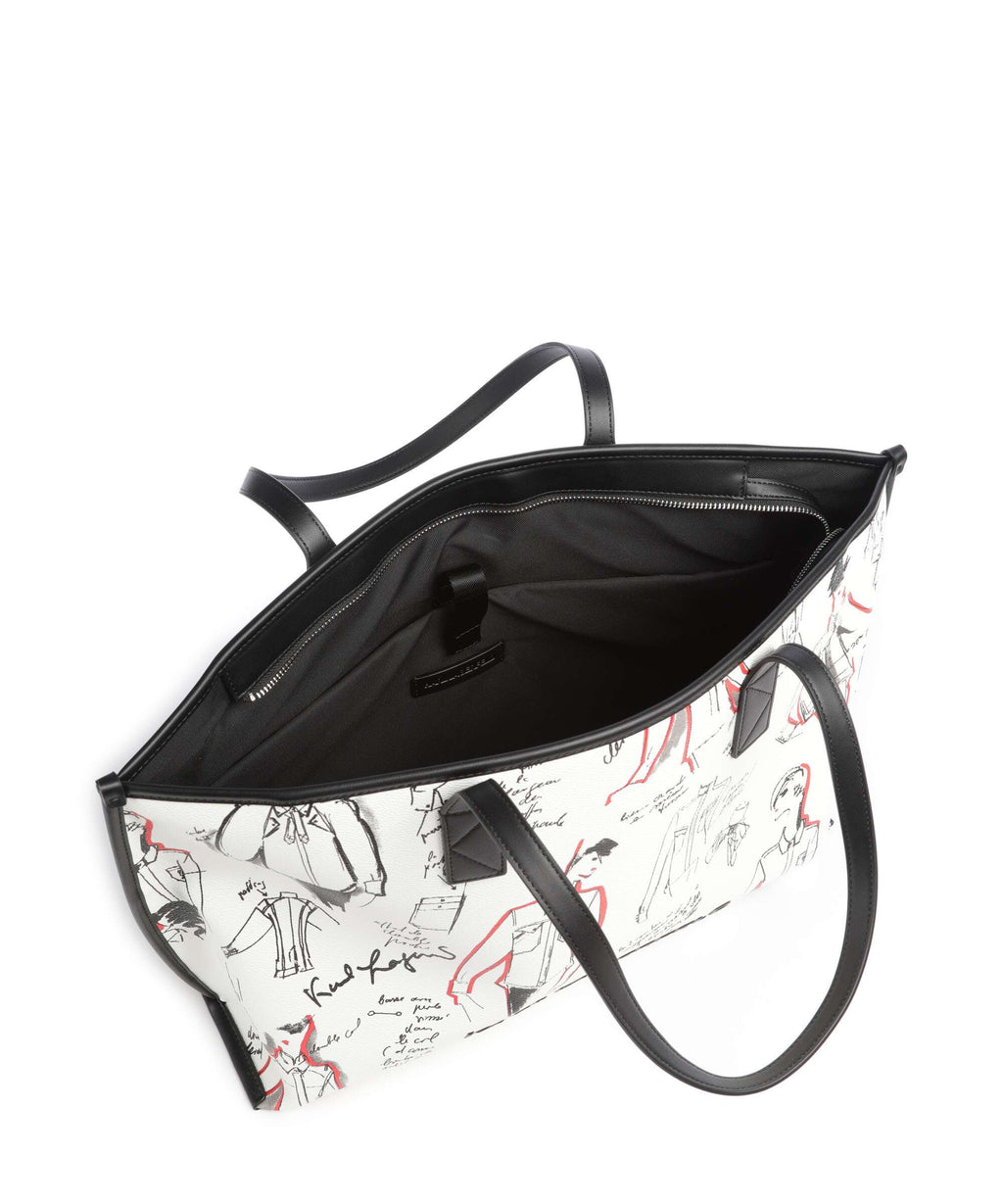 Karl Lagerfeld K/Karl Tote bag offwhite