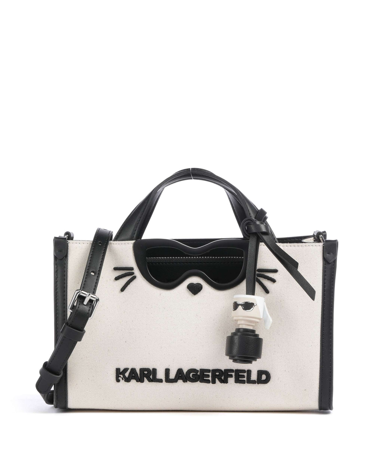 Karl Lagerfeld K/Ikon Choupette Small Handbag natural