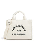Karl Lagerfeld K/Rue St Guillaume Medium Handbag off white