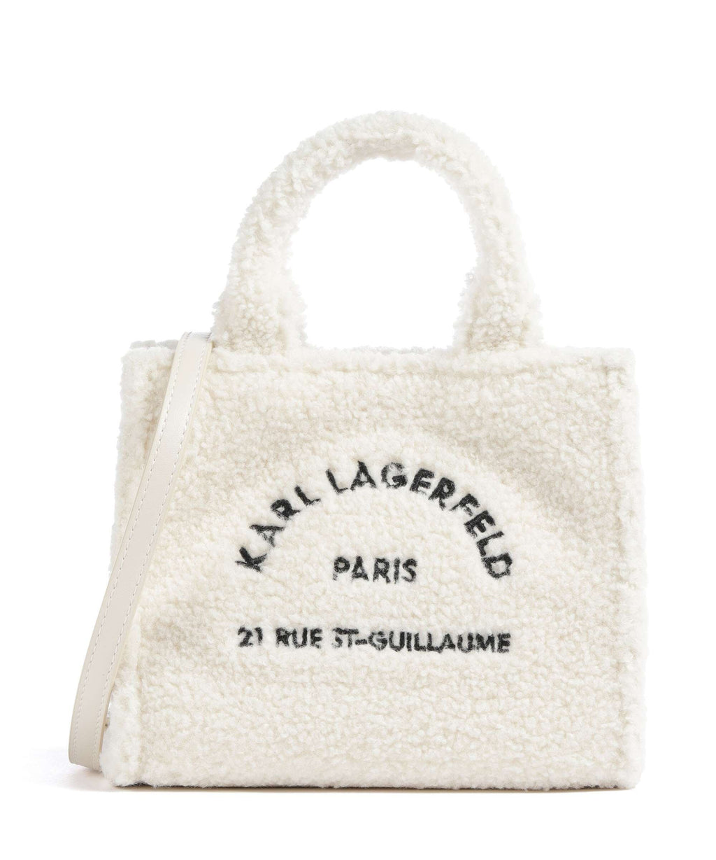 Karl Lagerfeld K/Rue St Guillaume Mini Crossbody bag off white