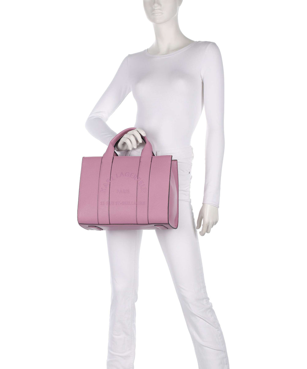 Karl Lagerfeld K/Rue St Guillaume Medium Handbag cyclamen