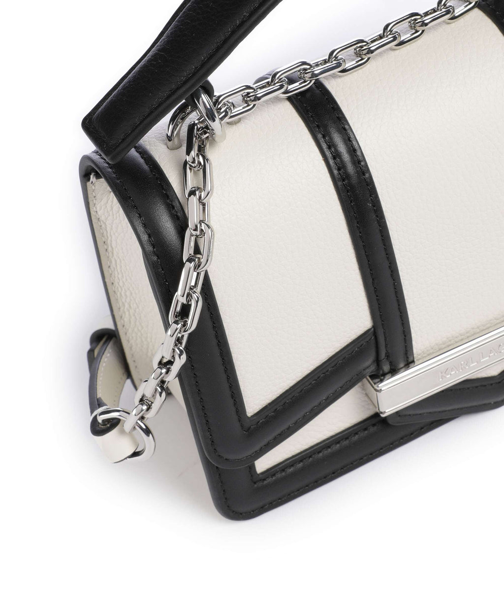 Karl Lagerfeld K/Nova Small Shoulder bag white/black