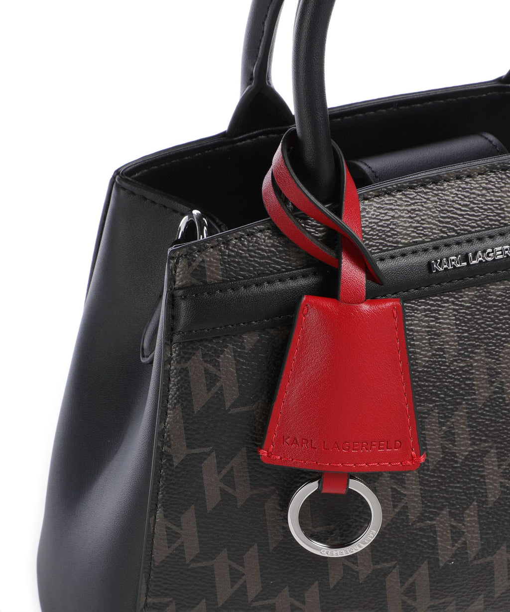 Karl Lagerfeld Ikon Monogram Handbag brown/kl mono