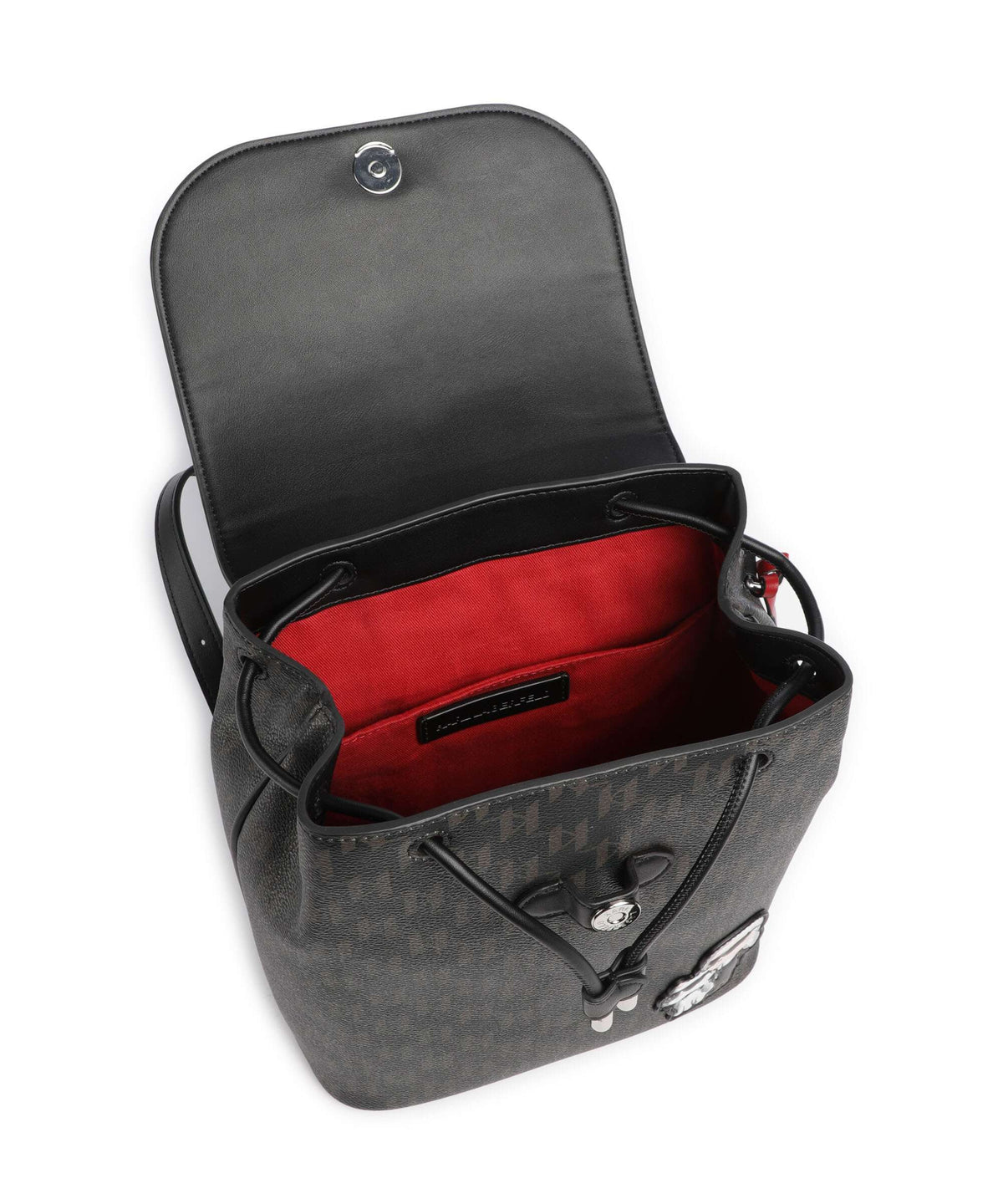 Karl Lagerfeld Ikon Monogram Small Backpack brown/kl mono
