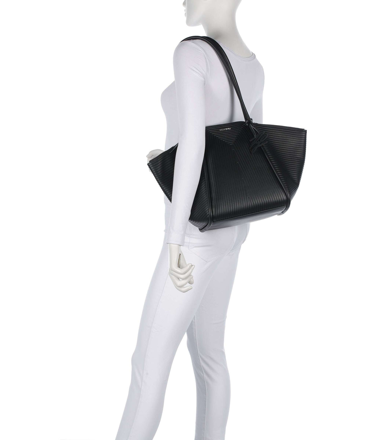 Karl Lagerfeld K/Wellen Medium Tote bag black