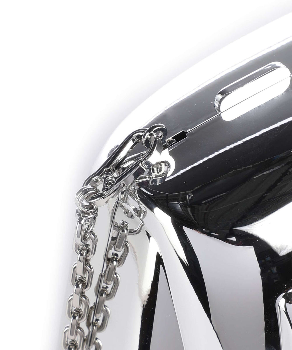 Karl Lagerfeld Ikon K Crossbody bag silver metal