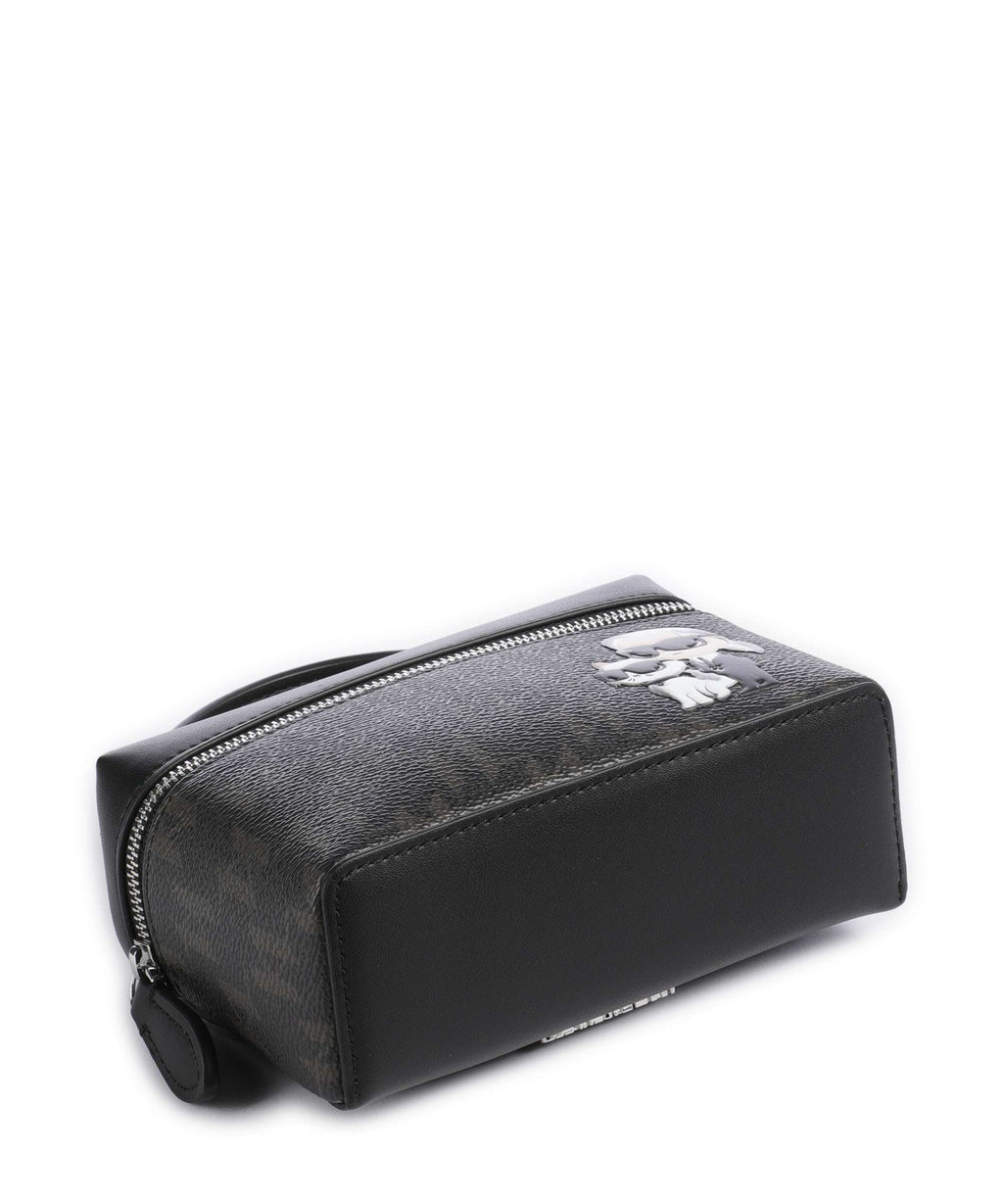 Karl Lagerfeld Ikon Monogram Small Crossbody bag brown/kl mono