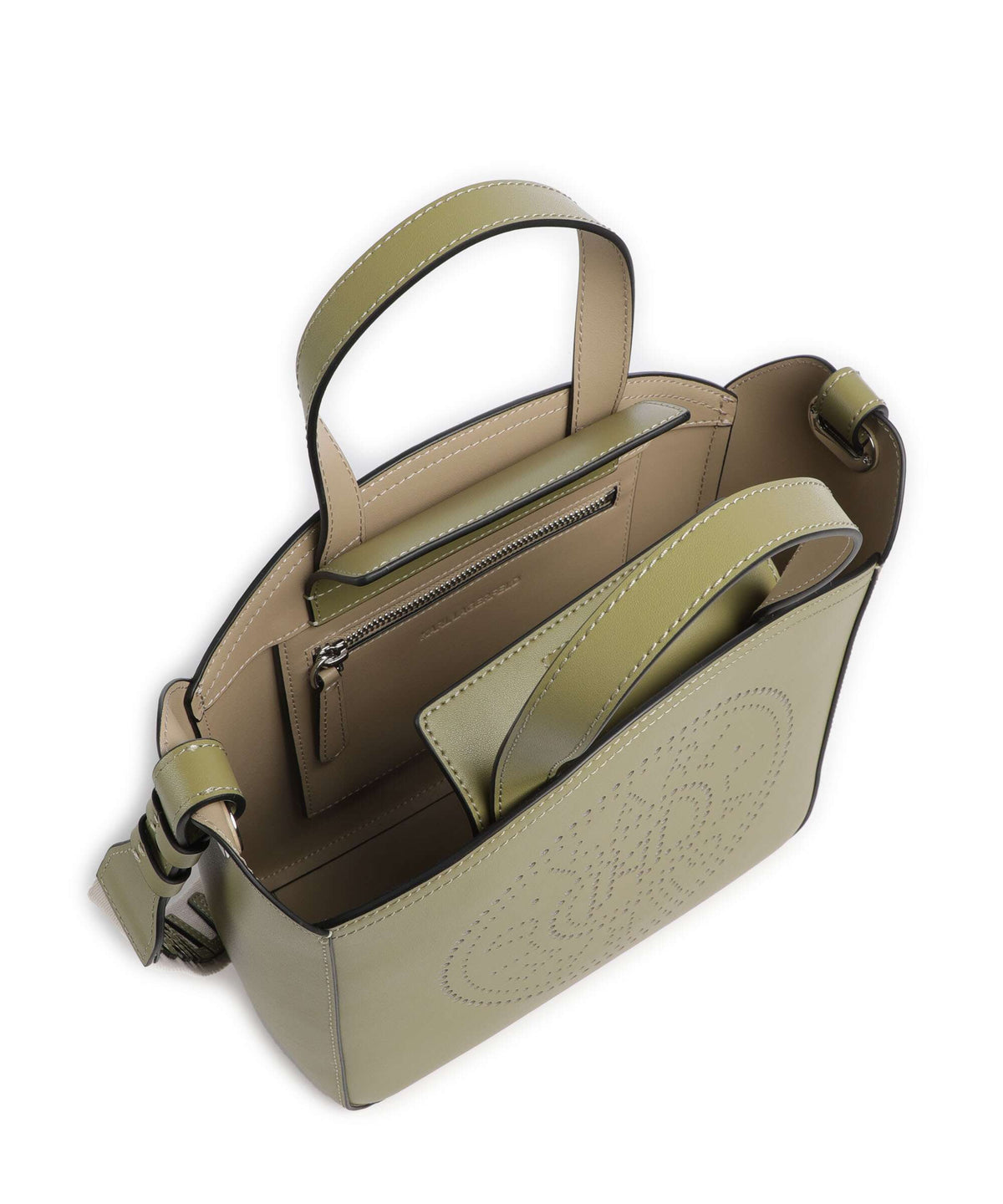 Karl Lagerfeld K/Circle Small Handbag cedar