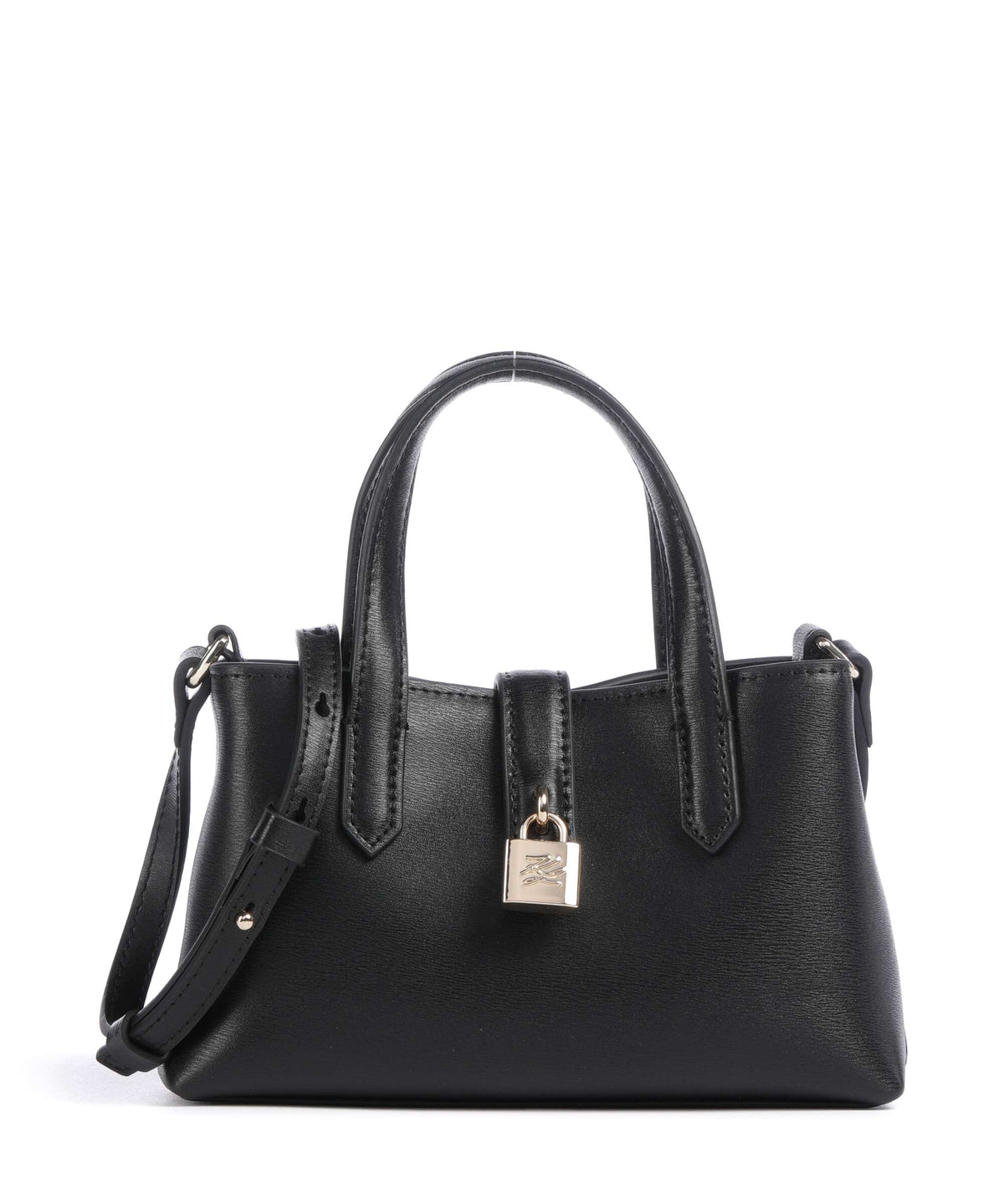 Karl Lagerfeld K/Autograph Padlock Crossbody bag black/gold
