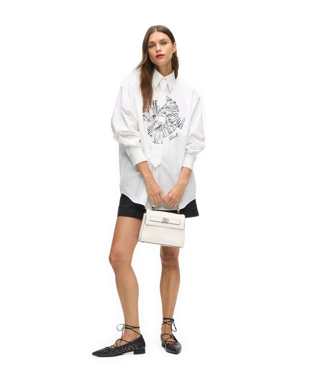 Karl Lagerfeld K/Autograph Small Handbag off white