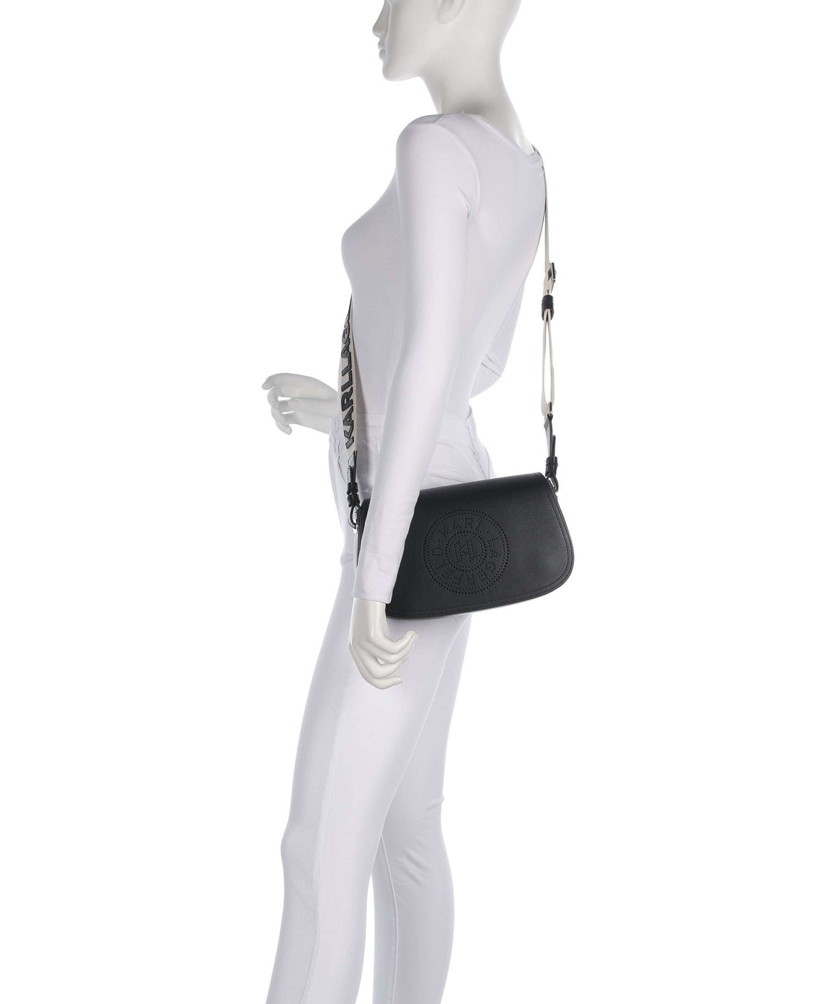Karl Lagerfeld K/Circle Crossbody bag black/nickel