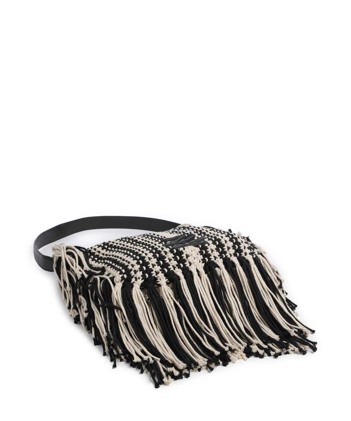 Karl Lagerfeld K/Autograph Hobo bag black/white