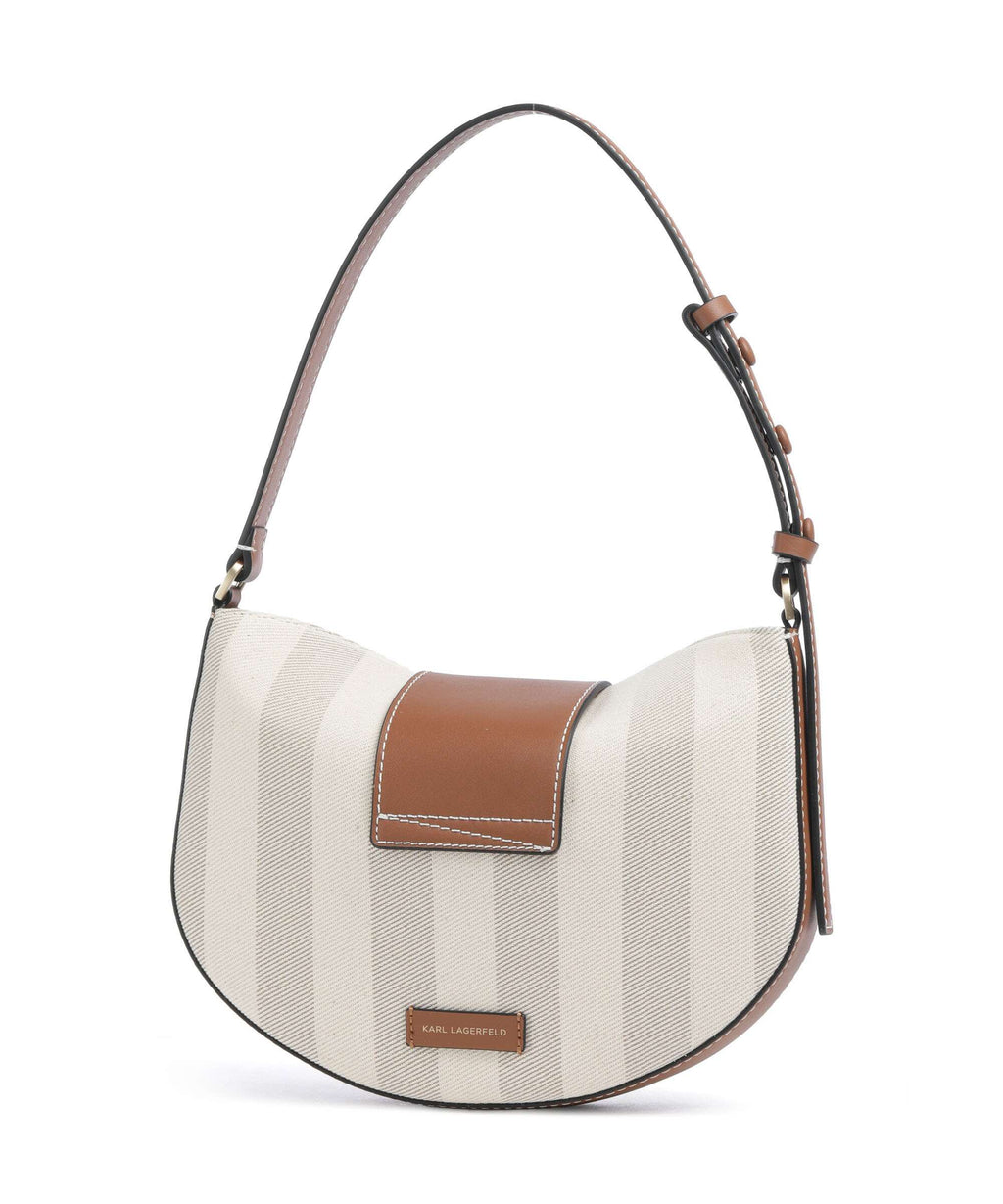 Karl Lagerfeld K/Signature Shoulder bag natural canvas/tan