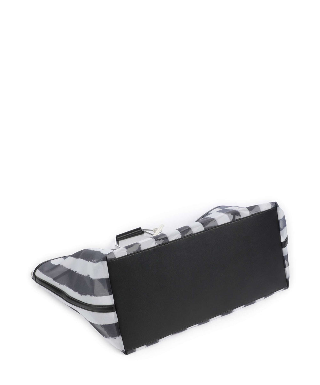 Karl Lagerfeld Ikon XXL Handbag black stripes