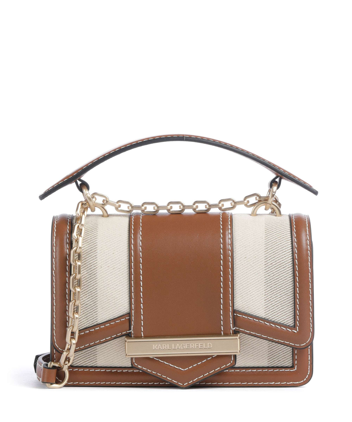 Karl Lagerfeld K/Nova Small Crossbody bag natural canvas/tan