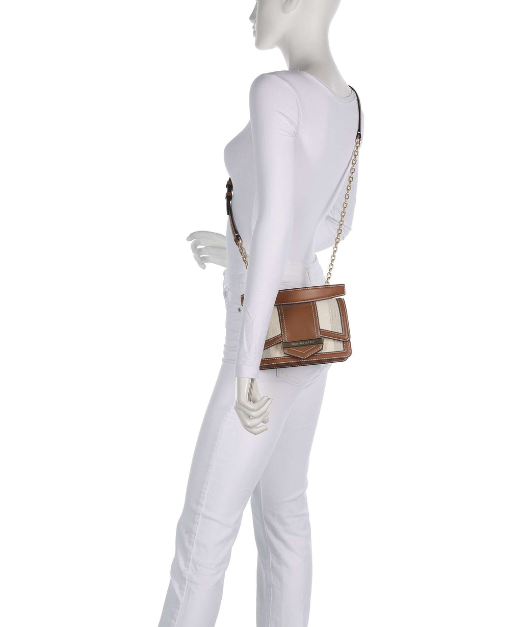 Karl Lagerfeld K/Nova Small Crossbody bag natural canvas/tan