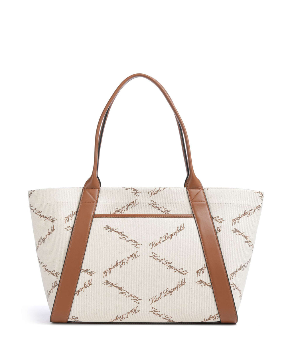 Karl Lagerfeld K/Ville Small Tote bag natural canvas/tan