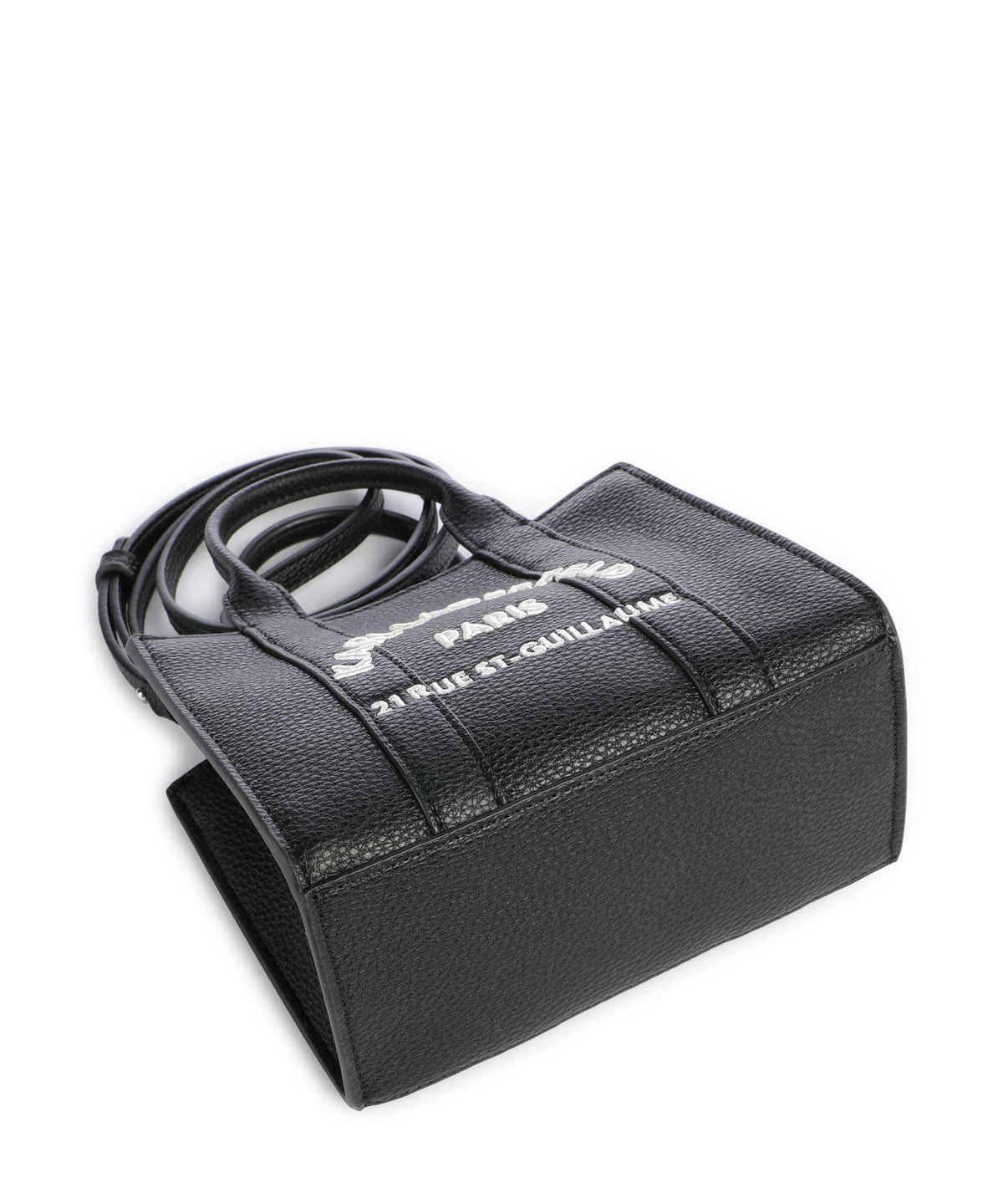Karl Lagerfeld K/Rue St Guillaume Mini Handbag white/black
