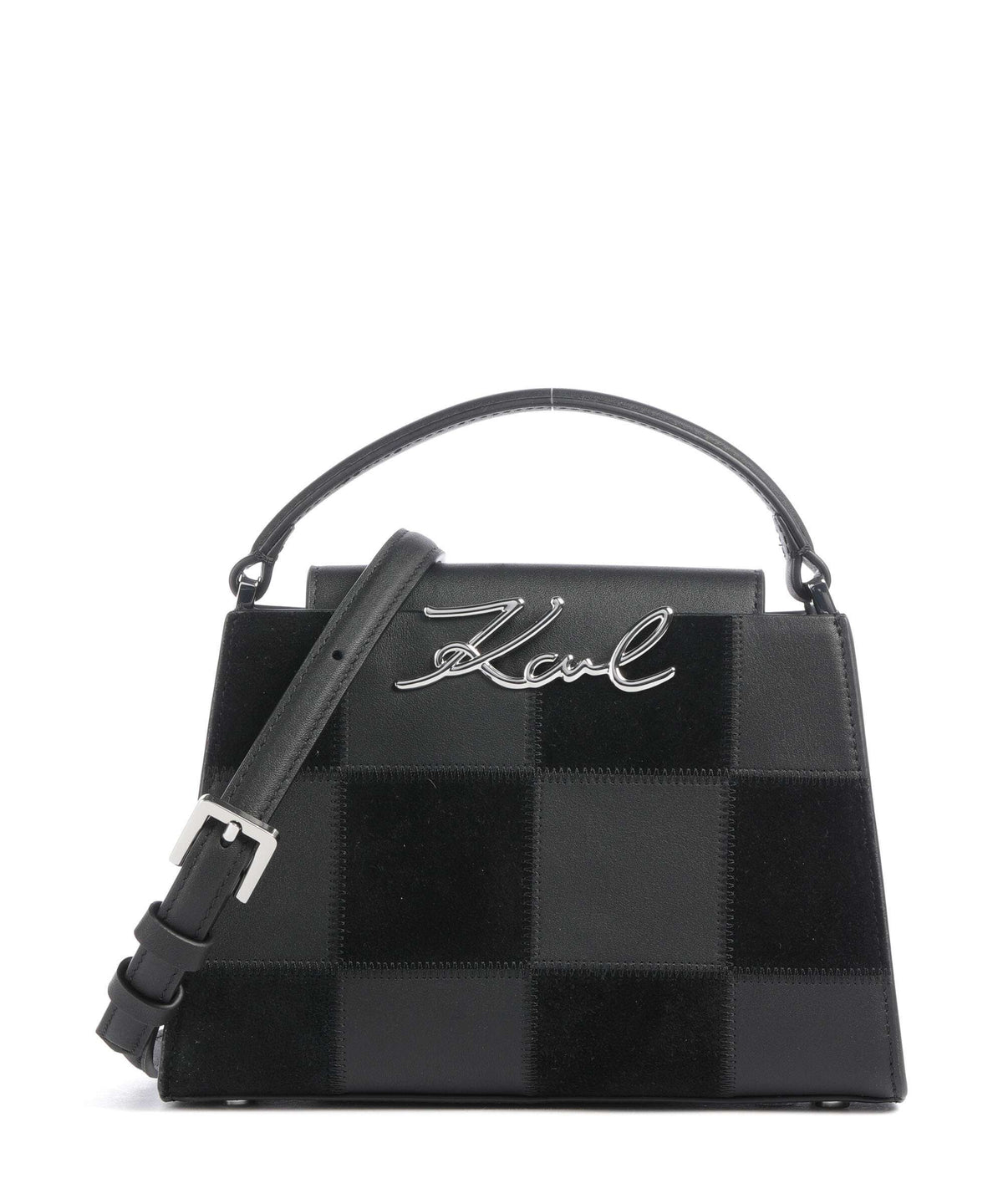 Karl Lagerfeld K/Signature Mini Handbag black nickel