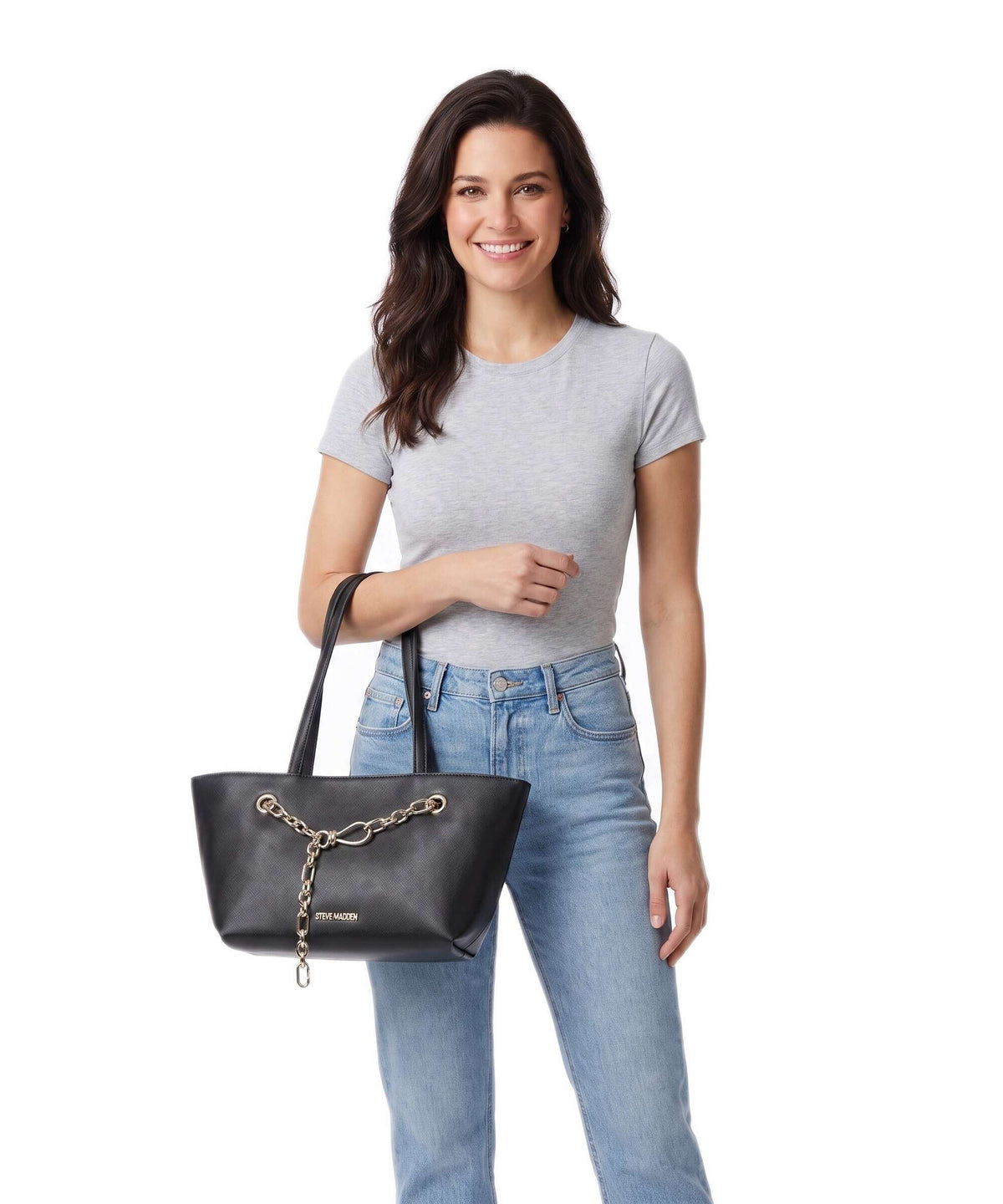 Steve Madden BIRINA Tote bag black/gold