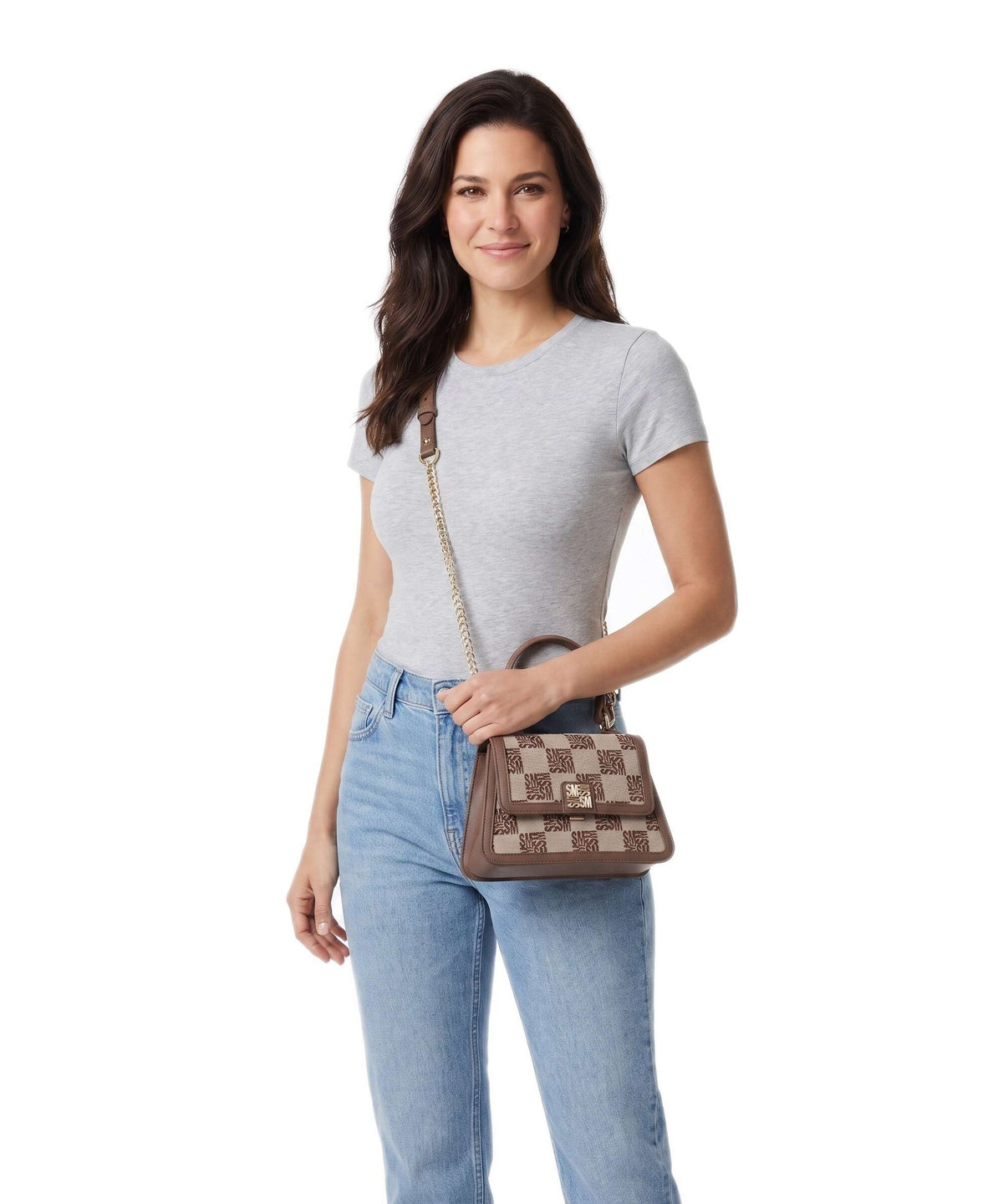 Steve Madden BNIFTY Crossbody bag brown/gold